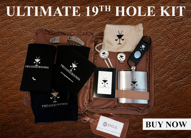 ultimate 19th hole kit golf drinking kit